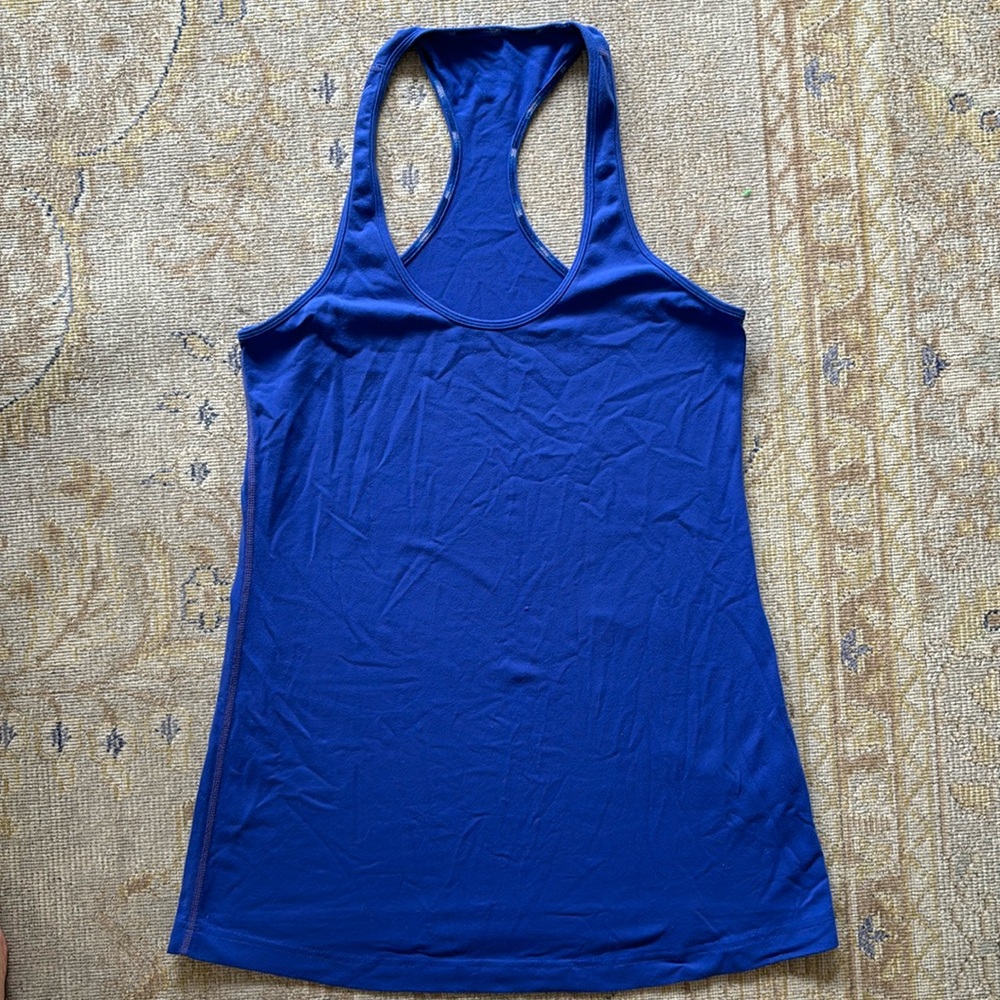 Lululemon EUC Blue Tank Top